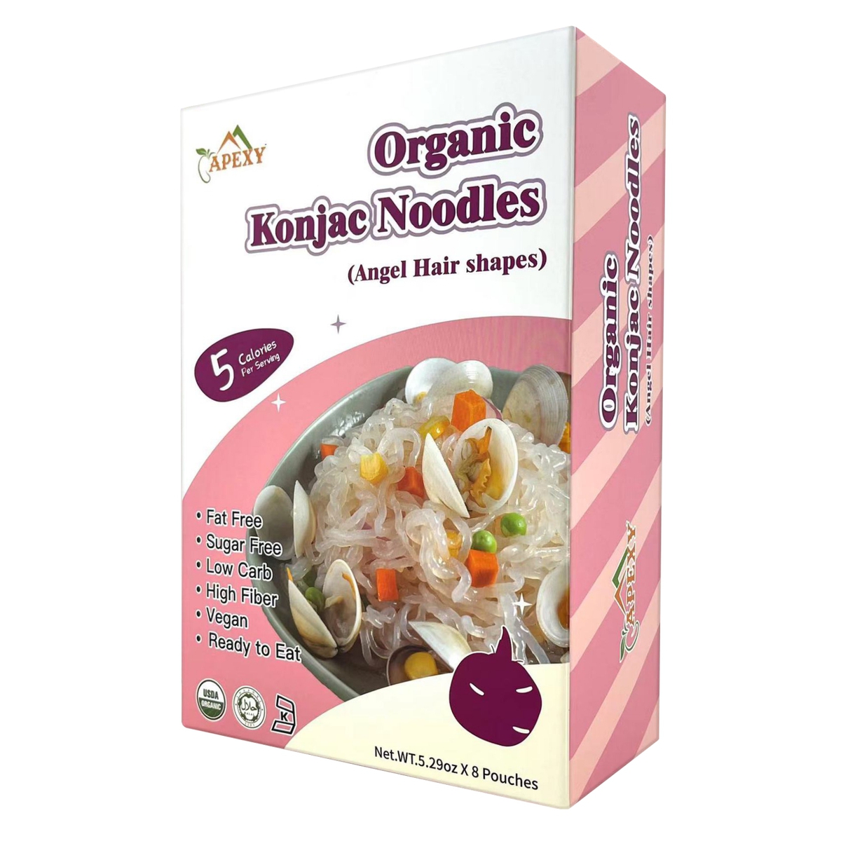 Apexy Organic Shirataki Konjac Noodles, Angel Hair Pasta – Apexy Store
